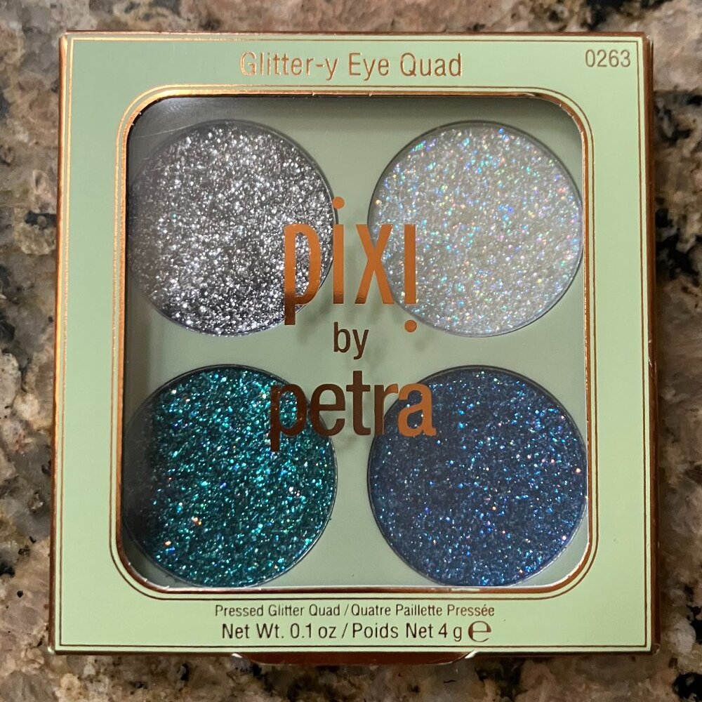 Pixi by Petra Glitter-y Eye Quad - Blue Pearl